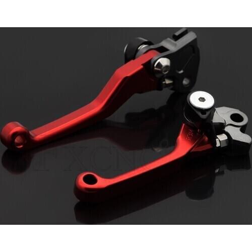 Matt Color Motocross Dirt Pit Bike Dirtbike Brake Clutch Lever For Suzuki RM85 RM 85 2005-2017 Pitbike Foldable Levers Handles