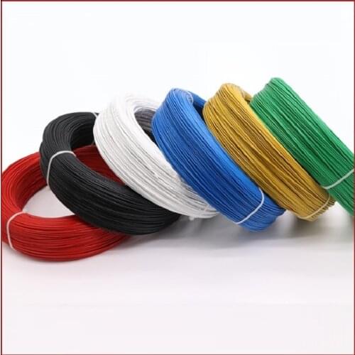 UL1332 FEP Tinned Copper Wire 13AWG Plastic Insulated High Temperature Electron Cable Lamp DIY Line -3/5/10Meters