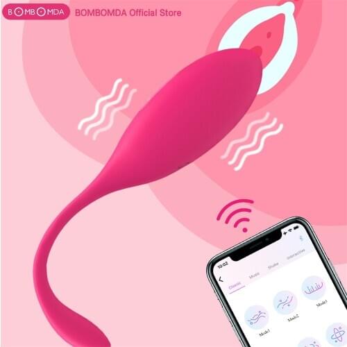 Vibrating Sex Toys for Women APP Bluetooth Wireless Remote Control G-spot Massager Vibrator Orgasm Adult Game Sex Toys For Women