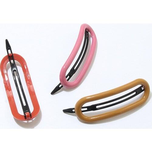 Fashion Sweet scrub Colorful girl BB clip bangs clip simple side clip wild temperament word clip card hair accessories