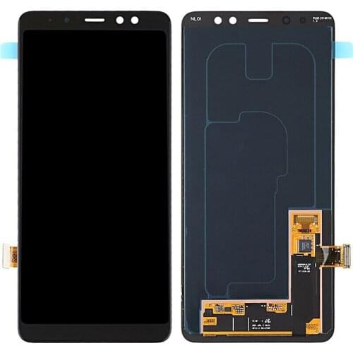 For Samsung Galaxy A8+ 2018 A8 Plus SM-A730 Black Color (TFT Version,Brightness is Adjustable) LCD and Touch Screen Assembly