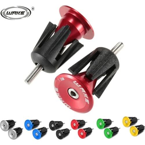1 Pair Bicycle Handlebar End Cap Aluminium Alloy Lock MTB Mountain Handle Bar Grips End Plugs Bike Handlebar Accessory