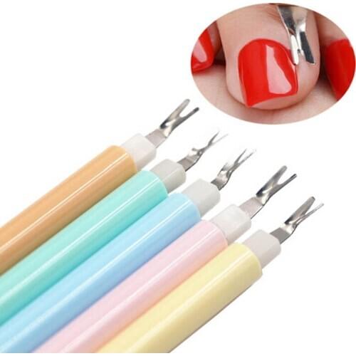 1pc Cut Trimmer Manicure Care Nail Art Tools Dual Use Double Sided Quartz Stone Nail Cuticle Pusher Dead Skin Remover Stick