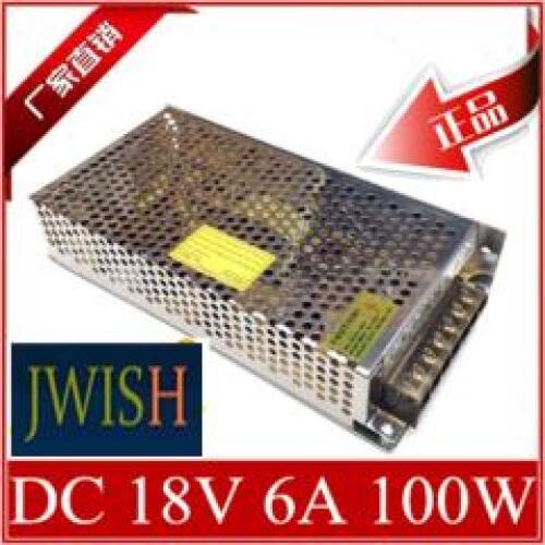 18V6A switching power supply , 18V100W centralized power supply S-100-18
