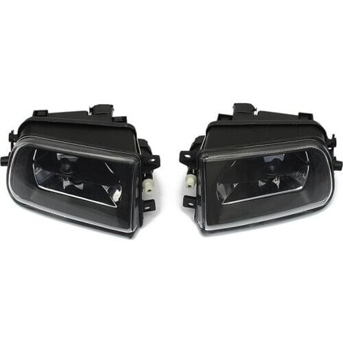 2x Front Driving Bumper Fog Light Lamp For BMW E39 528i 540i Z3 1997-2000 Black