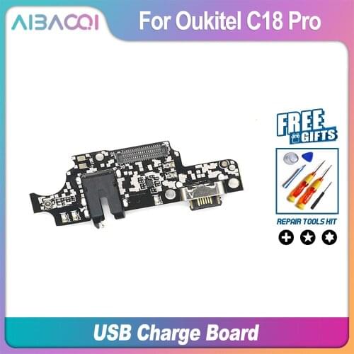 AiBaoQi Brand New USB Board Base Charging Port Board Module Accessories For Oukitel C18 Pro Phone