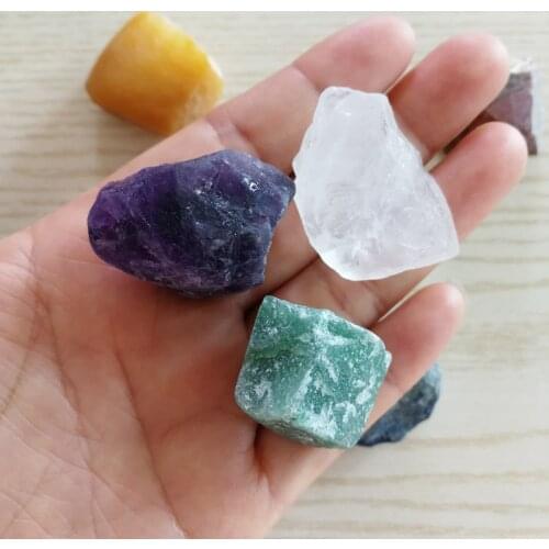 Natural Irregular stone carved Chakra Pendant Ellipse Amethysts Lapis lazuli Choker Reiki 7 Chakra Necklace accessories no hole