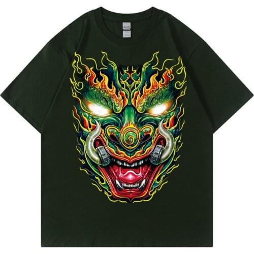 New Streetwear Harajuku T-Shirt Men Hip Hop Printed Tshirt Cotton Casual 2021 Summer Short Sleeve Tees Tops