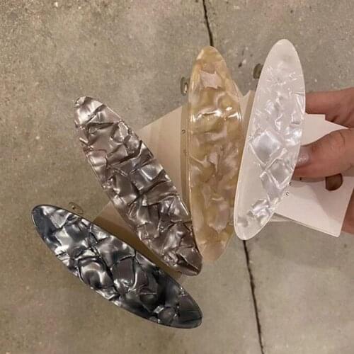 Geometric Oval Spring Clip Hair Clips Hairpin Barrette Hair Clamps Headband Sweet Hairpins Barrettes Women Hair Accessories