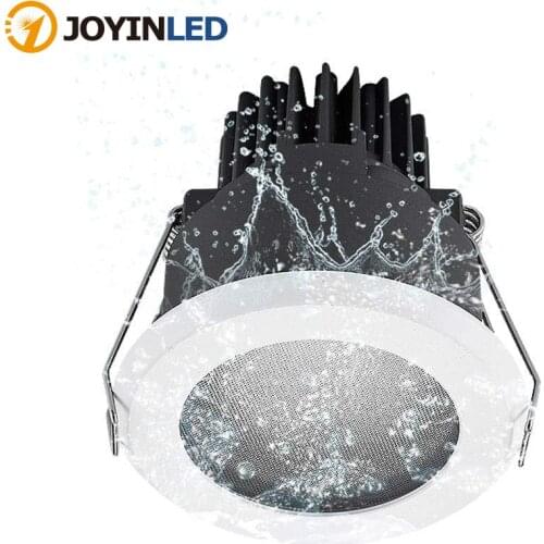 Deep Anti-Glare LED 12W Recessed Dimmable Downlight IP65 Waterproof Anti-Fog Bathroom Kitchen Home Recessed Spotlight 75-80mm