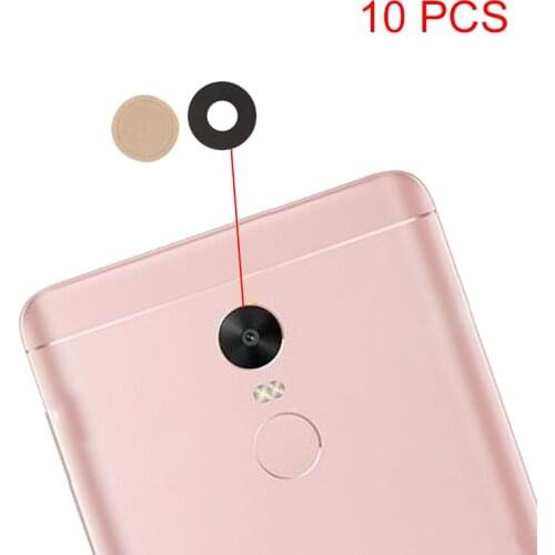 H 10 PCS Back Camera Lens For Xiaomi Redmi Note 4
