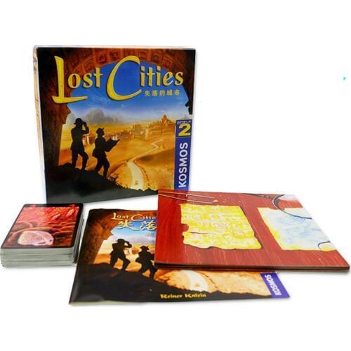 New World Adventure Playing Card Game Lost Cities For 2 Player Board Game Friend Table Indoor Game Lost City