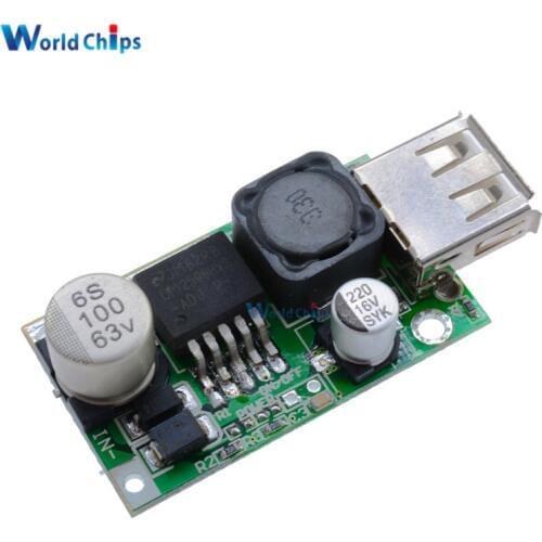 LM2596HV 9V 12V 24V 36V 48V to 5V 3A USB Charger Module 5V DC-DC Step Down Buck Converter Module