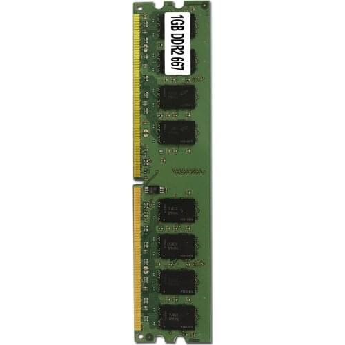 1GB DDR2 PC2-5300 DDR2 667MHZ Desktop PC Memory Module Computer Desktop DDR2 RAM Compatible With Multiple Systems 100% Brand New