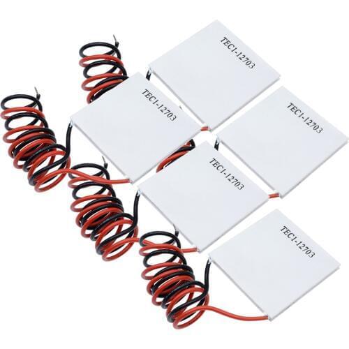 DC 12V TEC1-12703 TEC1 12703 TEC Thermoelectric Cooler Peltier 40*40M Peltier Elemente Module Heatsink Cooling Plate