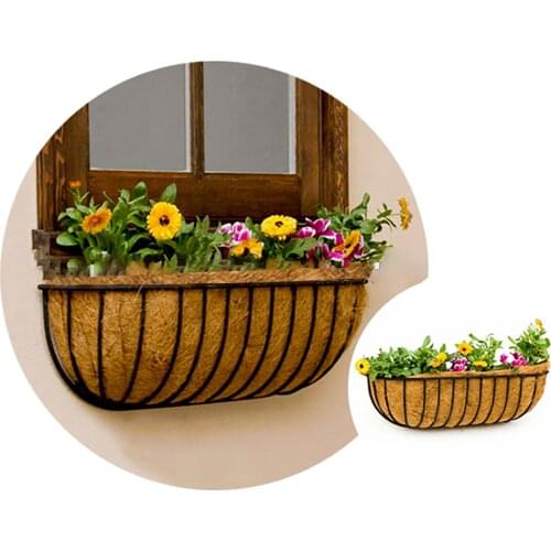 Hanging Basket Coconuts Fiber Flower Pot Planter Inserts Replacement Liner For Flower Pot Wall Hanging Flowerpot Decoration