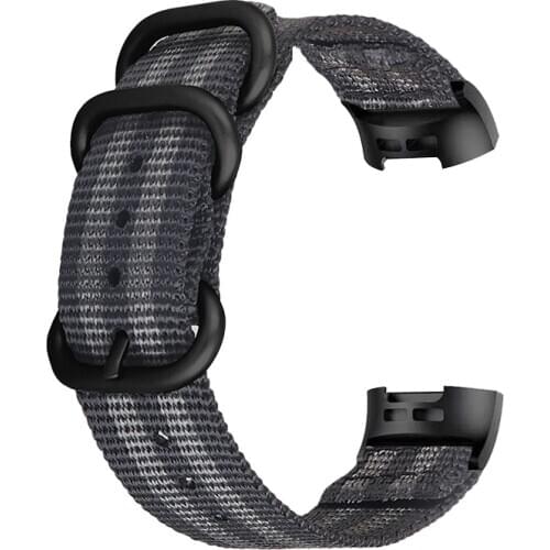 Casual Nylon Strap For Fitbit Charge 3 SE Replacement Watchbands For Fitbit Charge 4 Breathable Sport Strap Adjustable Wristband