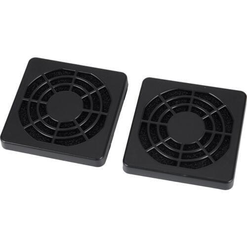 2 Pcs Dustproof Dust Filter Guard Grill Cover for 50mm PC Case Fan