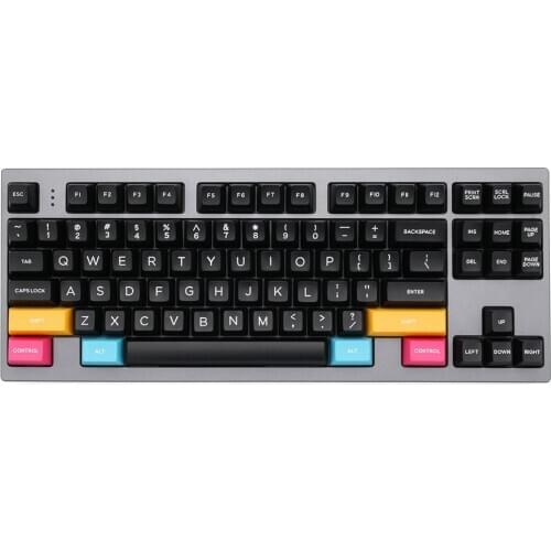 SA Profile WoB Black Keycaps For Cherry Mx Switch Mechanical Gaming Keyboard 2 Color Molding CMYK ABS Keycaps