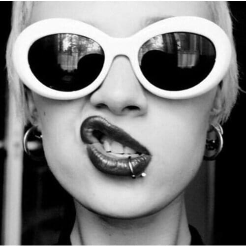 Vintage oval Brand Designer Sunglasses Women men Eyewear Gradient Female Retro cat eye Sun Glasses Elegant Classic Oculos De Sol