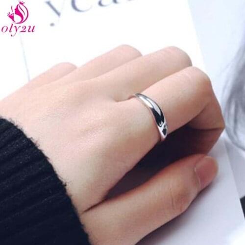 Steampunk Simple Fashion Ring Chunky Rose Gold Ring Men and Women Exclusive Couple Wedding Ring Gifts for Men Sick Cool Things