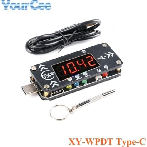 Type-C USB Charging Trigger Charger Voltmeter Ammeter 5V/9V/12V/15V/20V/PPS PD2.0 PD3.0 USB Decoy Device for PD Charger XY-WPD