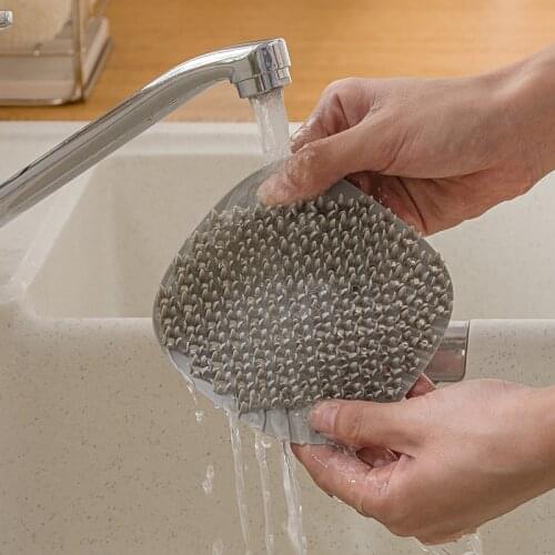 Magic Cleaning Brush Soft Silicone Dish Bowl Pot Pan Cleaning Sponges Scouring Pads Multifunction fruit vegetable cleaning brush