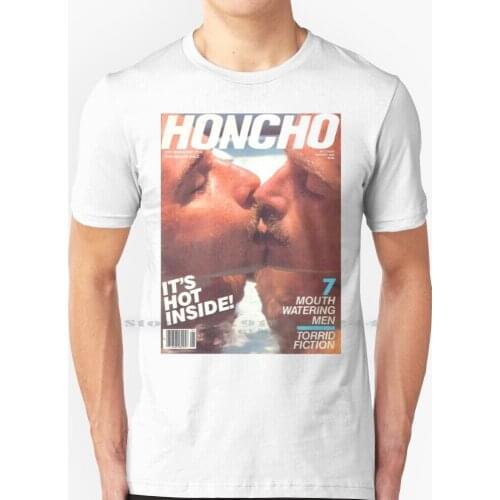 Honcho Magazine T Shirt 100% Pure Cotton Honcho Magazine Gay Magazine Adult Xxx