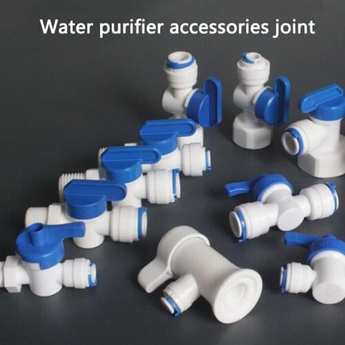 Water purifier accessories Hose Straight Backwash Controlled Ball Valve Aquarium RO Water Filter Reverse Osmosis System 1 Pcs
