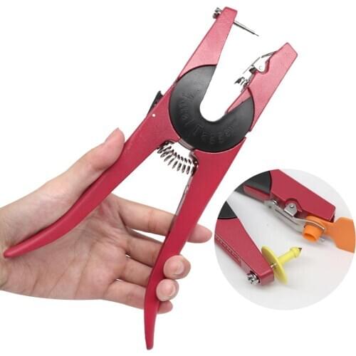 Livestock Ear tag Pliers Device Metal Ear Thorn Tongs Swine Cow Sheep Rabbit Identification tool Free shipping