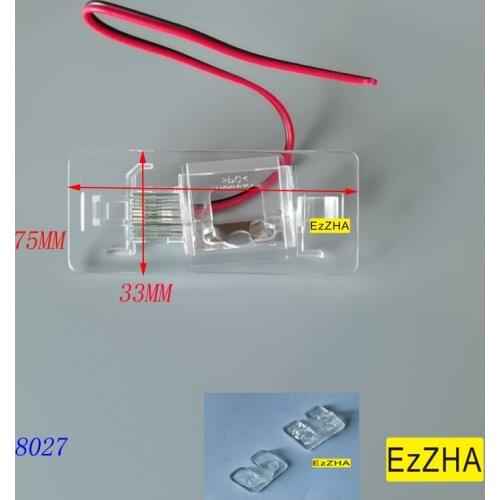 Car Rear View Camera Bracket License Plate Lights Housing For Audi A1 A3 A4L A6L A7 A8L Q3 Q5 RS5/VW Touareg 2012-2016