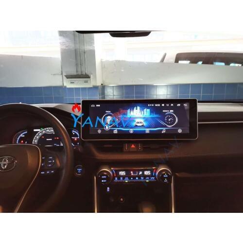 15.5 inch HD touch screen car GPS navigation For-Toyota RAV4 2020 multimedia music video player support WIFI/4G/carplay DVD play