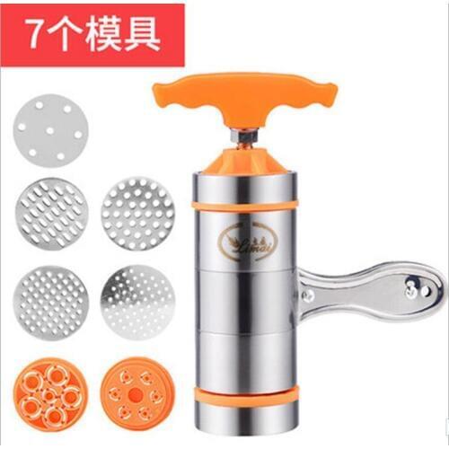Household Manual Stainless Steel Manual Noodle Press Maker Small Pressure Surface Unit Hand-Cranking Noodle Press Pasta Machine