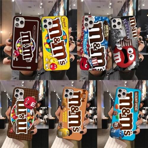 M&Ms Chocolate Box Phone Case For iphone 12 11 Pro Max Mini XS Max 8 7 6 6S Plus X 5S SE 2020 XR cover