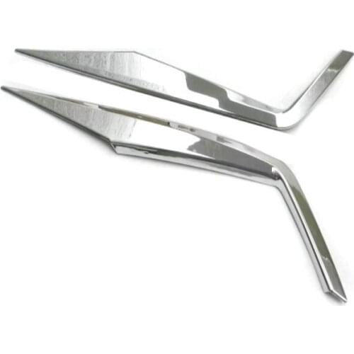 For Skoda Kodiaq 2016 2017 foglights covers decoration car fog lamp body ABS Chromium Styling fog lights accessory products 2PCS