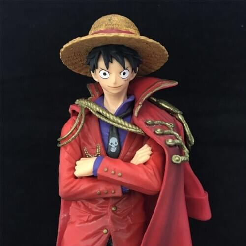 25cm action figure King Of Artist Luffy Figurine red PVC Anime Figure Collectible Model Toys Doll For Gift