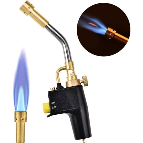 MAPP Propane Gas Welding Torches Plumbing Blow Torch Soldering Tool Metal Flame Gun Brazing Welding Quick Fire Solder Burner