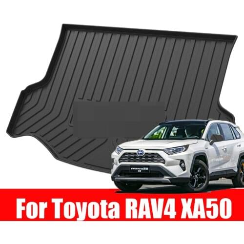 For Toyota RAV4 XA50 2020 2021 Durable Boot Carpets Washable Trunk Storage Mat Rollable Back Box Cushion Easy Mounting Protect