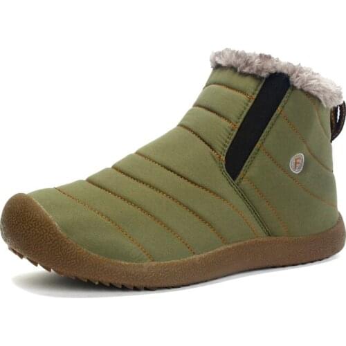 Nice Mens Winter Boots Women Warm Shoes Waterproof Non-slip Snow Boots for Adult