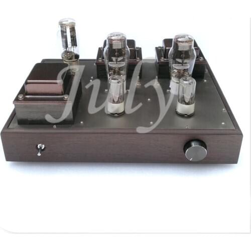 2A3 tube amplifier 6N8P 6SN7 push 4W * 2 HIFI single-end tube power amplifier vocal super good chicken wing solid wood box
