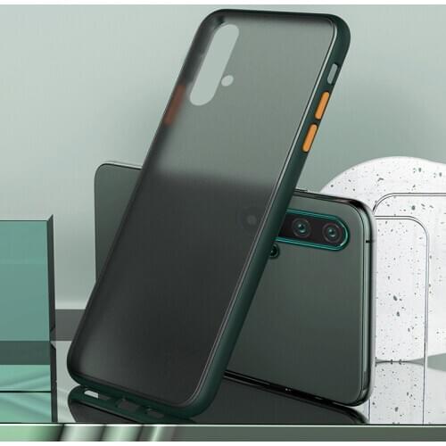 Matte transparent skin phone case for Huawei Nova 5T 6 7 SE 4E soft silicone anti sweat cover on Nova 5 t nova5 t nova6 6se 7se