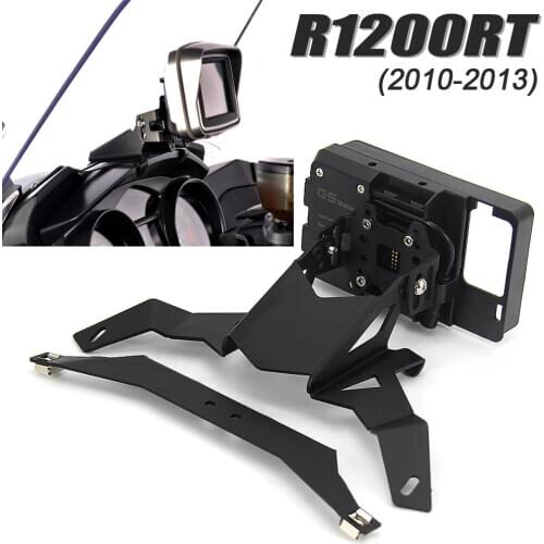New Motorcycle For BMW R 1200 RT 2013 2012 2011 2010 R1200RT Navigation Bracket GPS Navigator USB Charging Phone Holder