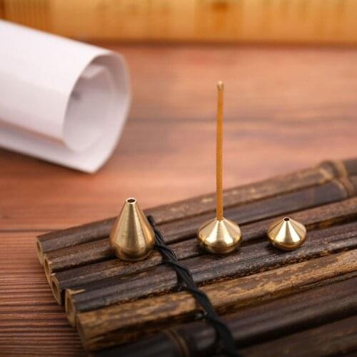 NEW Incense Holder 1pc Brass Incense Burner Holder For Incense Stick Coil Bottle Gourd Shaped Copper Incense Holder