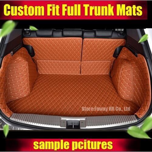 Custom fit car trunk mat for Toyota Camry Corolla RAV4 Mark X Crown FJ Cruiser yaris L 3D car-styling tray carpet cargo liner