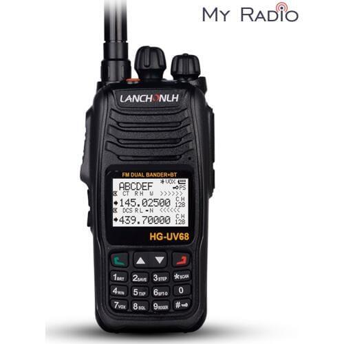 HG-UV98 Walkie Talkie Two Way Radio VHF UHF APRS TFT screen display Flashlight for GPS Beidou GLONASS wireless communication
