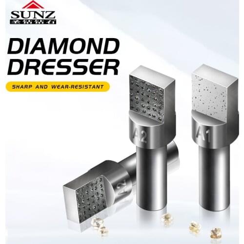 Natural diamond dresser grinding wheel grinder handle use of grinding wheel repair tools Repairing abrasive tools