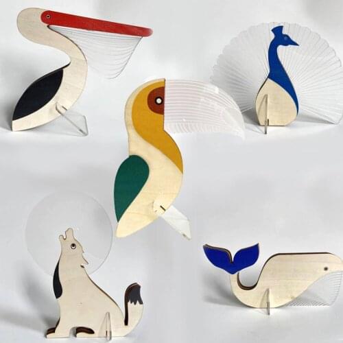 LED Night Light Battery Powered Wall Hanging Lamps Warm White Marquee Sign for Bedroom Nursery Decor Whale Peacock Wooden Decor