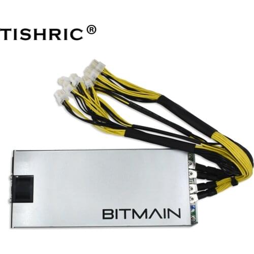 TISHRIC PSU Original 1600w Mining Power Supply For Bitmain Antminer S9 L3 D3 APW3+ 6PIN*10 Bitcoin Miner