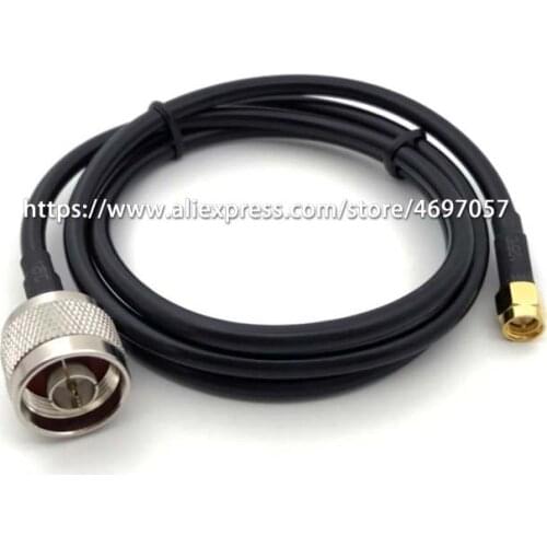 SMA Male To N Type Male Cable RF Wifi Antenna Extension Cable RG58 50CM 1M