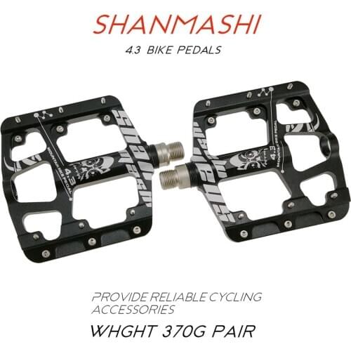 SHANMASHI Ultra-light ultra-thin 3 Bearings Non-slip Pedals Aluminum alloy Mountain Bike MTB Anodizing Road Bicycle Pedal Parts